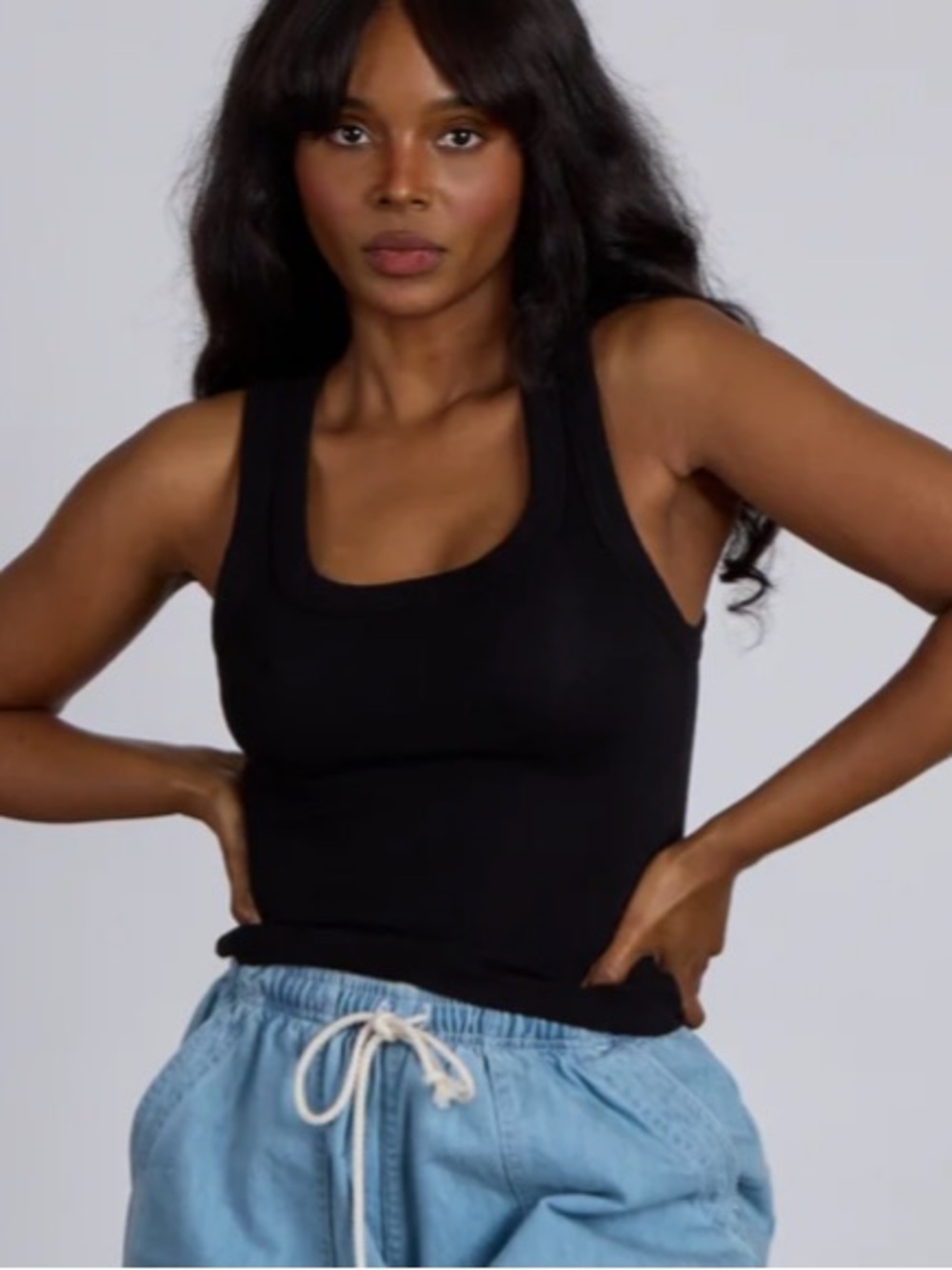 NWT / Big Bud Press - The Tank Top in Basic Black